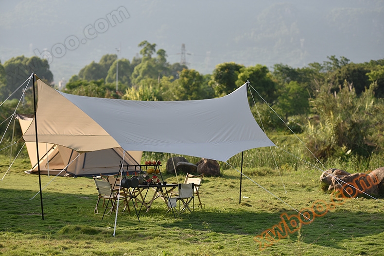 Nowy na zewnątrz kemping zasłony kolorowe namiot przeciwsłoneczny plaża kemping zasłony zasłony zasłony rodzinny kemping sprzęt