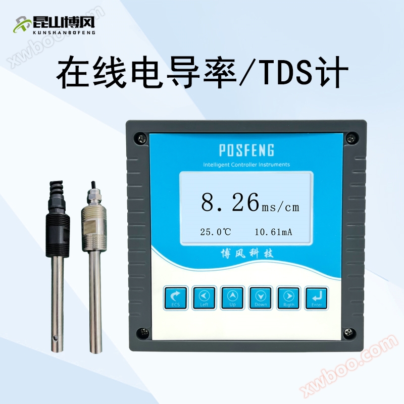 Contatore di conduttività/TDS in linea
